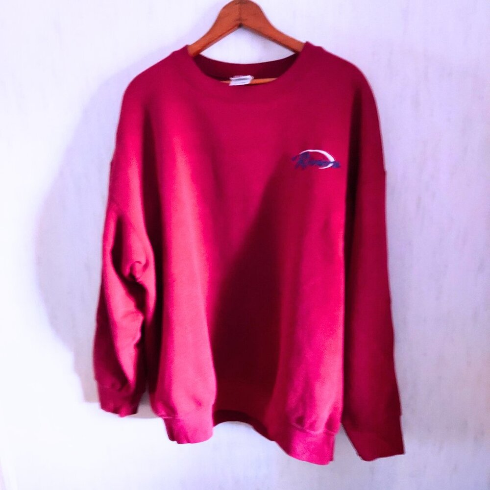 Vintage 80's Riviera Hotel Casino Red Crewneck Sweatshirt  Size XXL